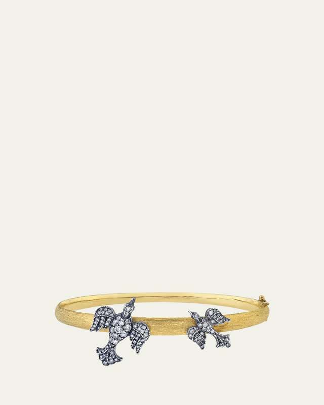 Mother and Child Bird Bracelet